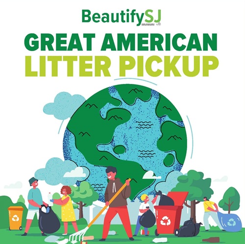Great American Litter Pick up Day in San Jose