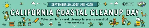 California COastal CLeanup Day poster image 